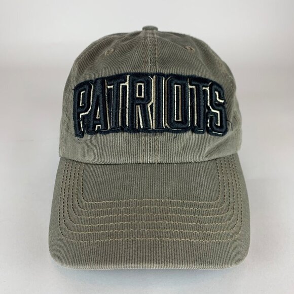 New England Patriots NFL Green 47 Brand Clean Up Corduroy Relaxed Fit Hat - Picture 2 of 7